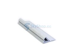 Профиль стеновой ПВХ для тканевых потолков белый (CL2)