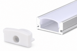 Alumiiniumist süvistatav LED-profiil LED-ribale LONG PRO 302 cm (LP16)