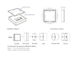 Wireless Switch 2 Zone SC DIM (RNS9)