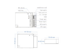 LED Controller NEXTEC Single Color 20А V1-T (RC24)