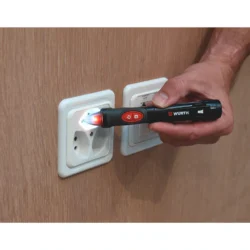 Puutekontaktita pingetester WÜRTH taskulambi funktsiooniga art. 5634002100 (W34)