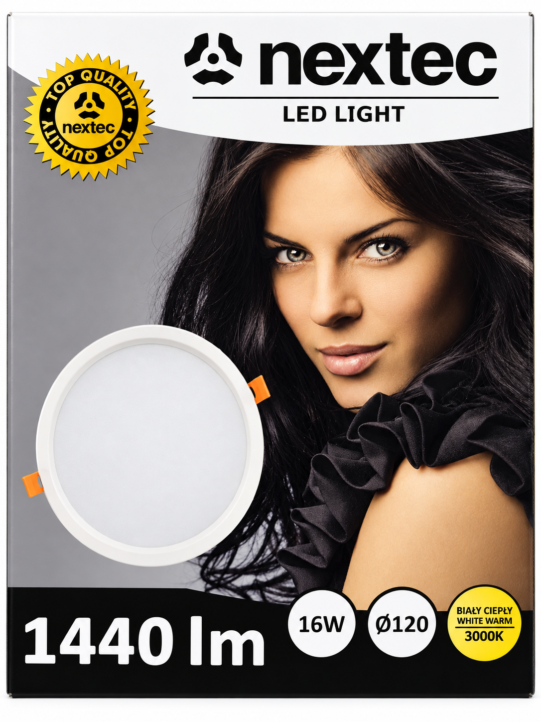 Süvistatav laelamp Round NEXTEC 16W 3000К 1440lm (SL137) - Image 7