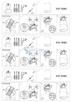 8926 EYE TONE WHITE/GOLD