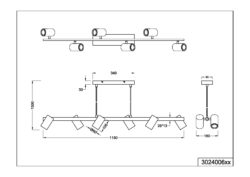 Люстра GU10 (LL114)