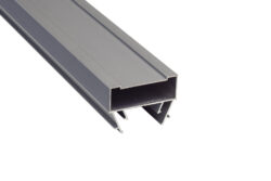 Anodized aluminum profile for stretch ceiling (AT30)