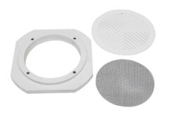 Ventilation Grille 125 mm with Magnetic Lid Attachment White (VC9)