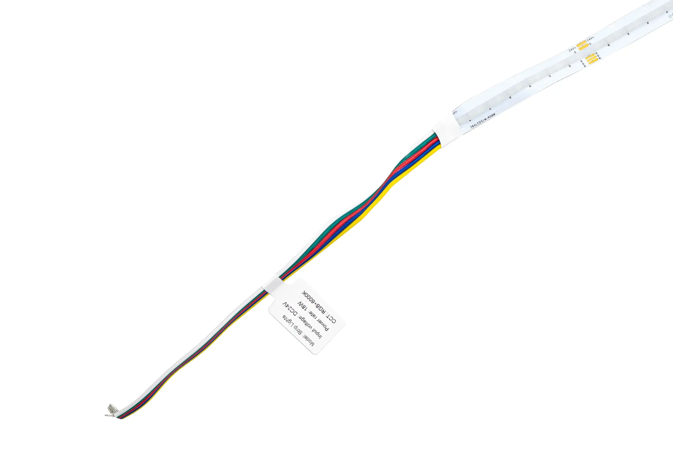 COB LED Лента NEXTEC RGB+W 6000K 18W/m 784хCOB/m 24V IP20 12mm PA042005 (LS101) — изображение 3