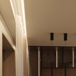 Built-in cornice for stretch ceiling (AK14)