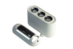 Pöörlev LED allvalgusti valge 4000K (ST27)