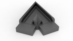 Соединительный элемент для световых линий угловой 45° (AT34)