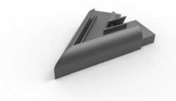 Соединительный элемент для световых линий угловой 45° (AT34)