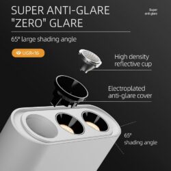 Pöörlev LED allvalgusti valge 4000K (ST27)