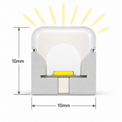 Alternative view of LED Strip Neon 3000K 14.4 W/m 120LED/m 24V IP67 (LS19)