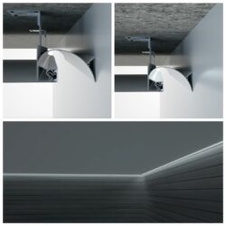 Seinaprofiil nišivalgustuse jaoks ALTEZA ZETA WHITE (AZ2)