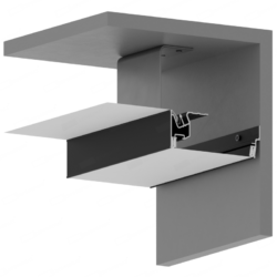 Structural profile SLOTT 40 MODERNO white (KS23)