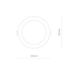 Veekindel valgusti Nowodvorski 8782 CL KOS LED 8W 3000K