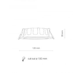 Veekindel valgusti Nowodvorski 8782 CL KOS LED 8W 3000K