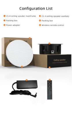 Kõrgekvaliteediline multifunktsionaalne Bluetooth laekõlar 2 x 60W (CS-4)