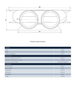 Pinglae difuusor D2×75 (VC27)