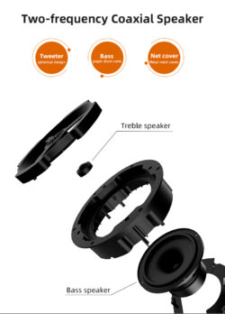 Kõrgekvaliteediline multifunktsionaalne WiFi laekõlarid 2 x 60W (CS-4)