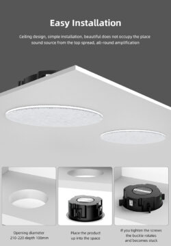 Kõrgekvaliteediline multifunktsionaalne WiFi laekõlarid 2 x 60W (CS-4)