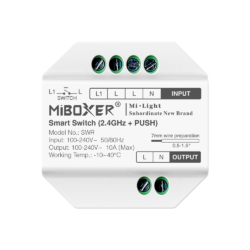 Переключатель 2.4G+PUSH 230V 10A MAX MiBoxer (SWR)
