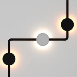 SLIM magnetiline siinivalgusti must 4000K 12W WALL LIGHT 48V