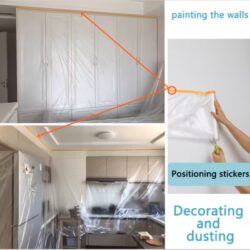 Защитная пленка с самоклеящейся лентой 110х1800 см (PV1)