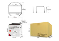 Диммер-модуль с беспроводным переключателем RF + Zigbee, 230 В, 300 Вт, MiBoxer Tuya (RC3)