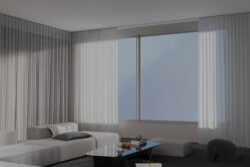 Встраиваемый в натяжной потолок однорядный карниз MONOLINE белый (AK8)