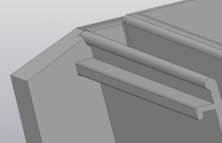 Торцевой элемент для карниза АК14