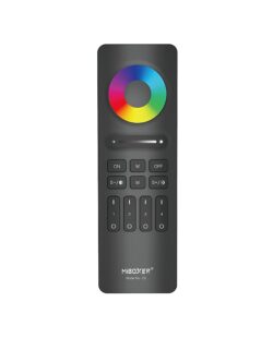 Alternative view of 4-zone RGB+CCT remote MiBoxer C5 black (RNS47)