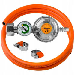 Газовый редуктор с манометром + шланг 7 м