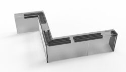 SkyfiX Connector for Aligning and Fixing Baseboard Joints (SF2)