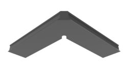 Alternative view of SkyfiX Corner Connector for Aligning and Fixing Baseboard Corners (SF3)