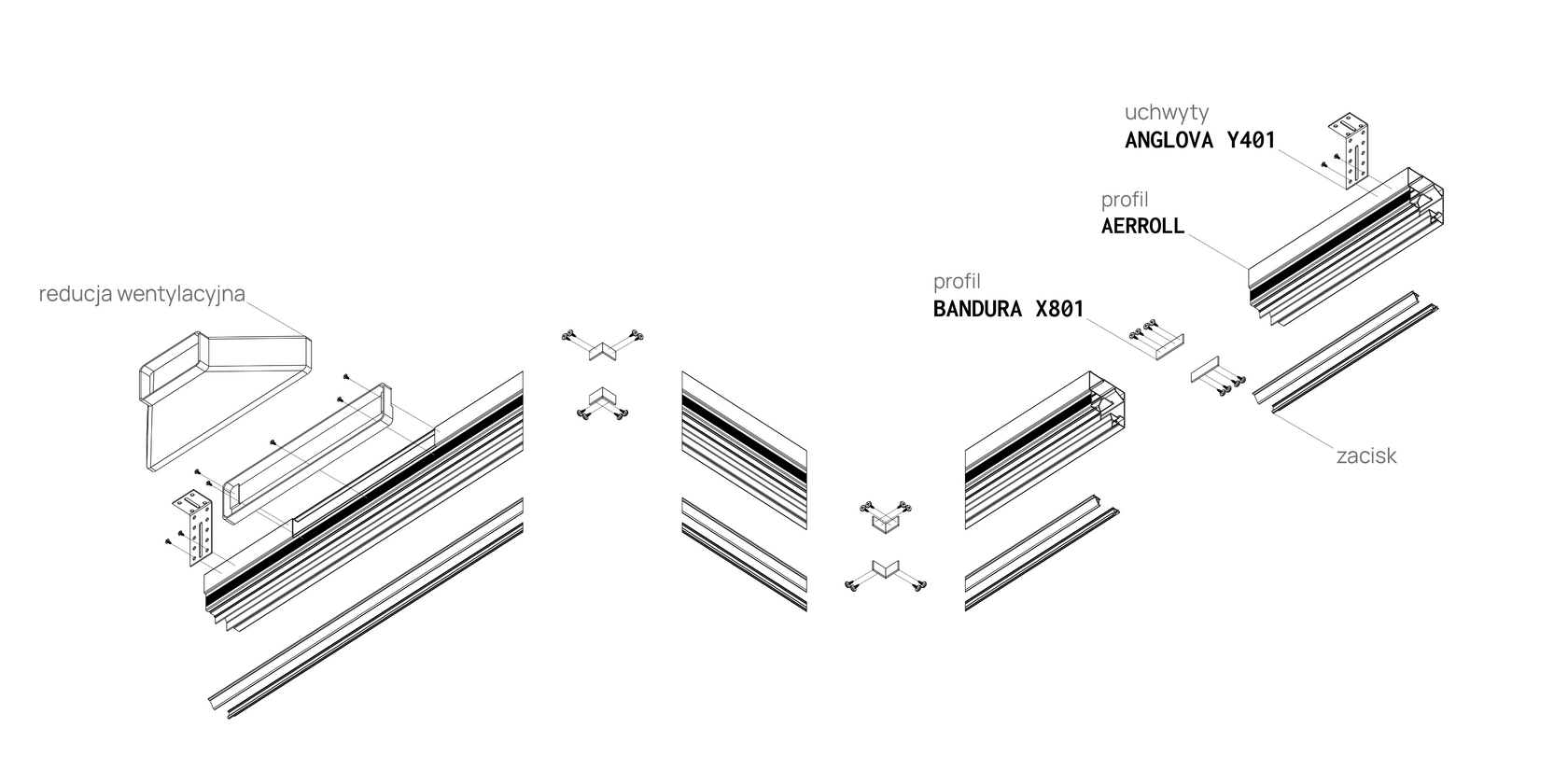 Щелевой линейный вентиляционный диффузор AERROLL — изображение 6