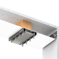 Потолочный кaрнизный профиль CURTINA X406