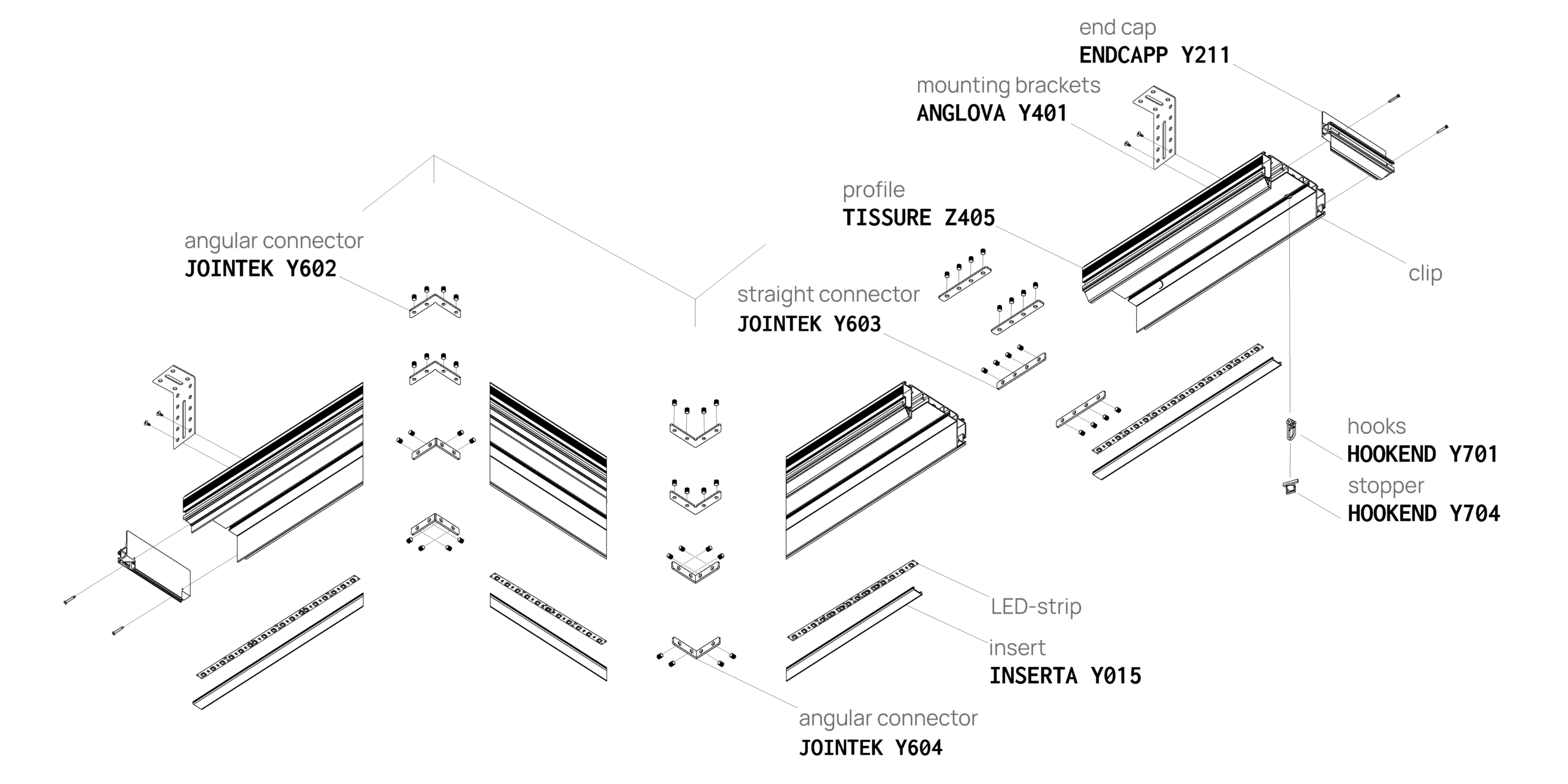 Клипсовый профиль TISSURE Z405 — изображение 3