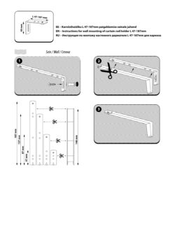 U-Profiles ühe rea karbinis 350 cm (U35)