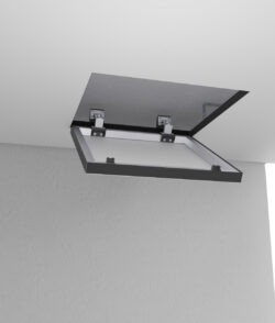 Reklaamikava 400x400 mm pöialtihedega süsteemiga Push-to-open (VC36)