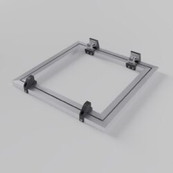 Reklaamikava 400x400 mm pöialtihedega süsteemiga Push-to-open (VC36)