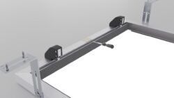 Reklaamikava 400x400 mm pöialtihedega süsteemiga Push-to-open (VC36)