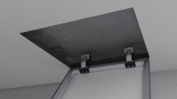 Reklaamikava 400x400 mm pöialtihedega süsteemiga Push-to-open (VC36)