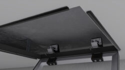 Reklaamikava 400x400 mm pöialtihedega süsteemiga Push-to-open (VC36)