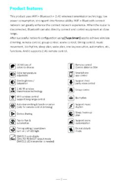 LED kontroller MiBoxer 3-ühes RGB+RGBW+CCT WIFI+2.4G FUT037W+ (RC38)