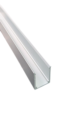 LED профиль накладной для NEON лент 100 см, анодированный серый (LP2)