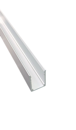LED профиль накладной для NEON лент 100 см, анодированный серый (LP2)