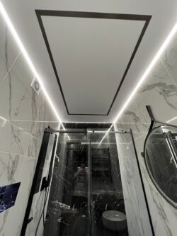 Musta jäykkä hajuste (PK8) 30 mm LED-profiiliin