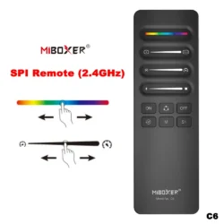 MiBoxer C6 SPI LED ribade pult 2.4GHz, RGB/RGBW (RNS50)