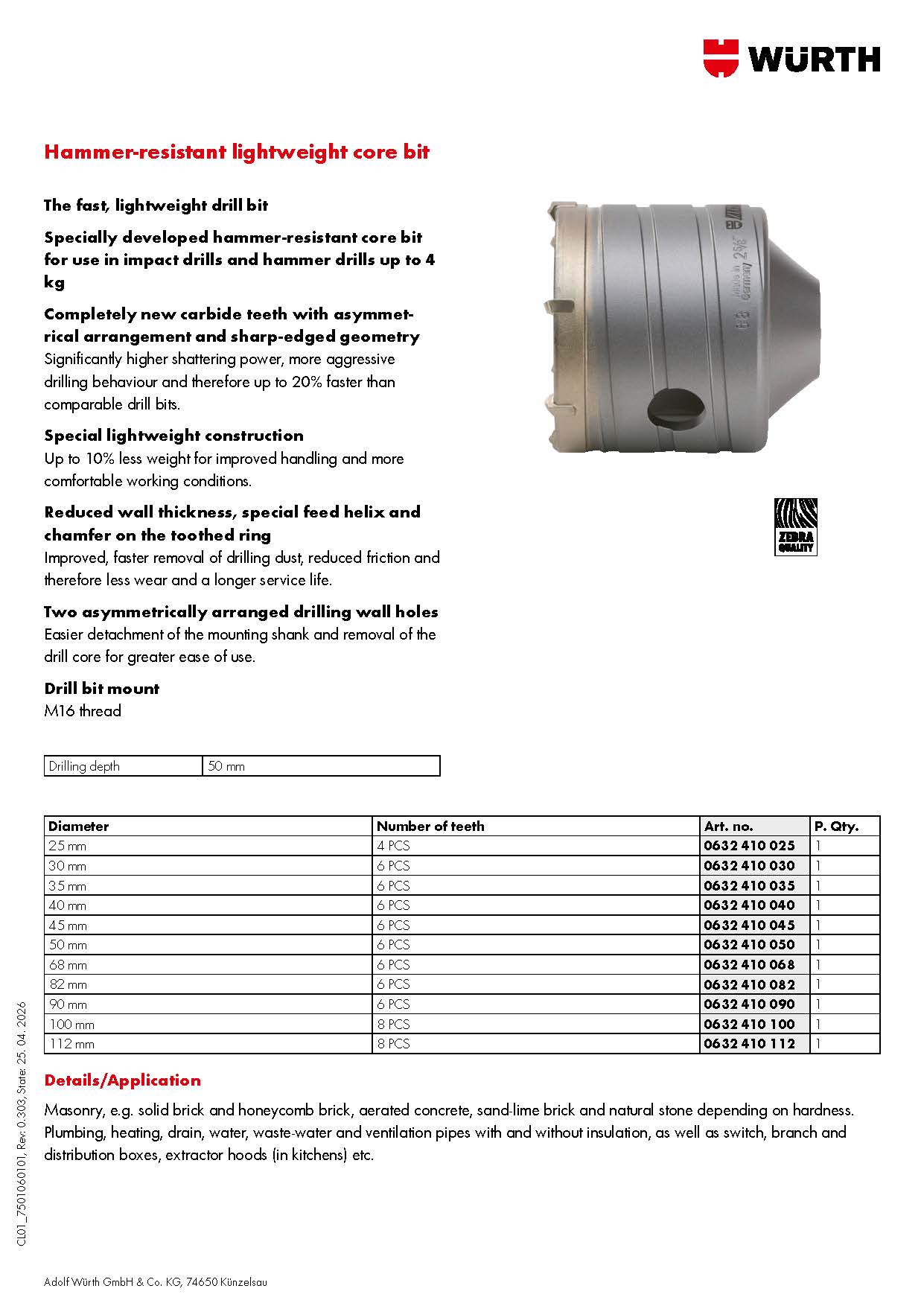 Würth 370 mm Adapter‑kaitse koos 30 mm teraga (HR30) - Image 5